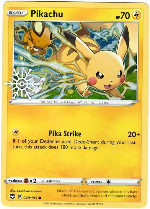 Pikachu 49 (Snowflake Stamp) (Sealed)