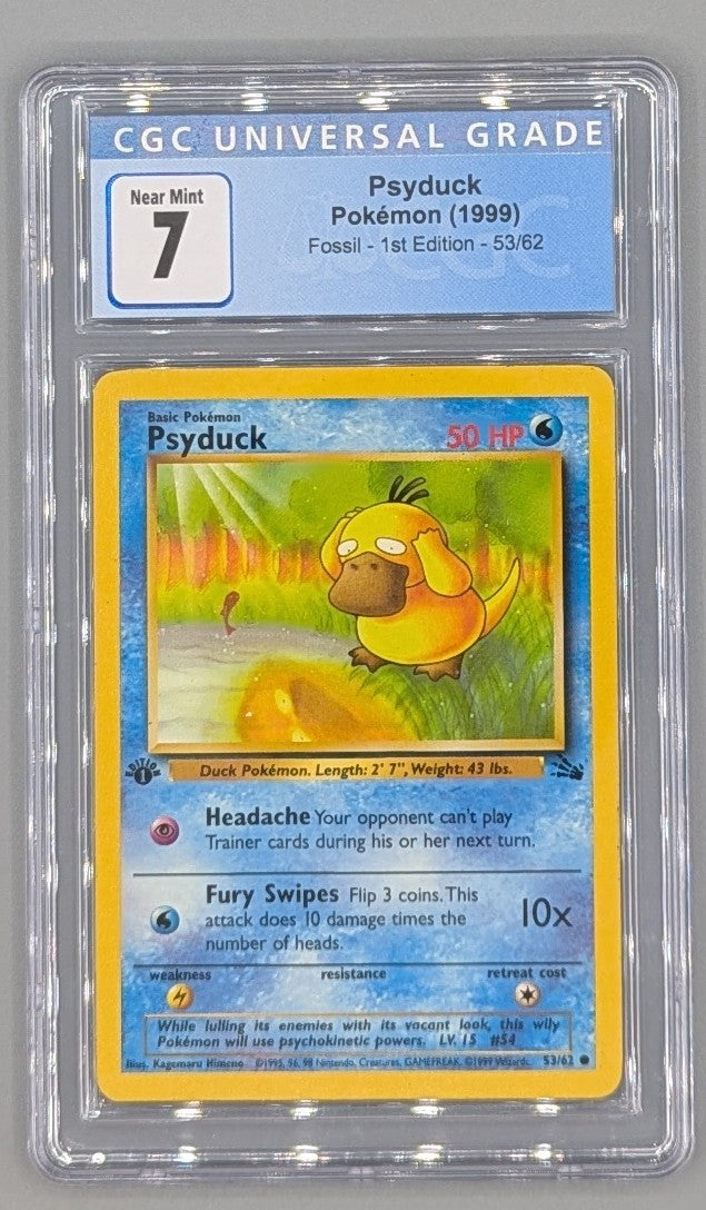 Psyduck 53/62 1st Edition CGC 7