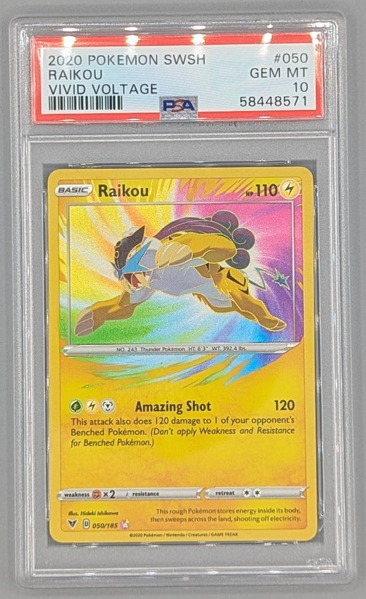 Raikou 050/185 PSA 10