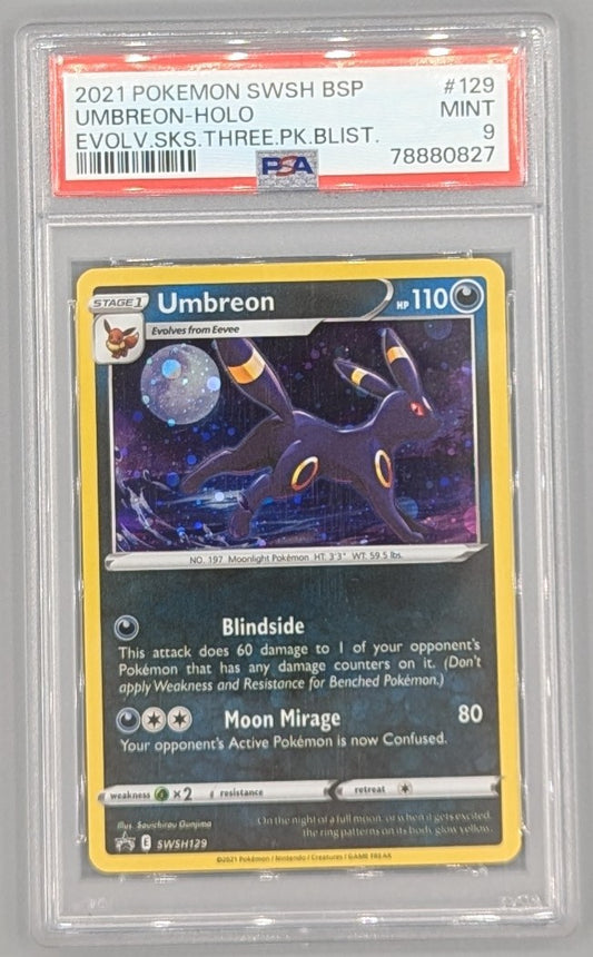 Umbreon SWSH129 PSA 9