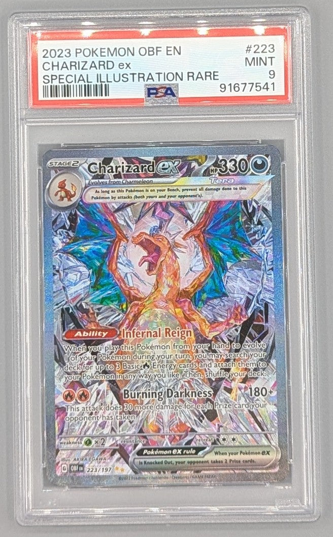 Charizard ex 223/197 PSA 9