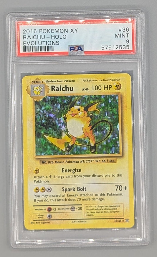 Raichu 036/108 PSA 9