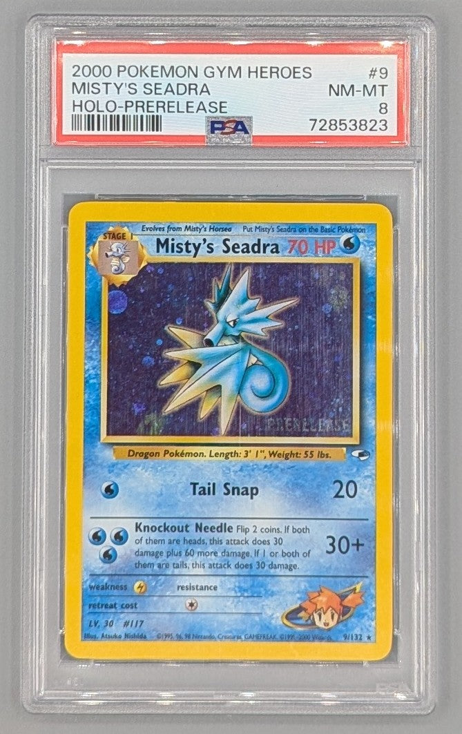 Misty's Seadra 9/132 PSA 8