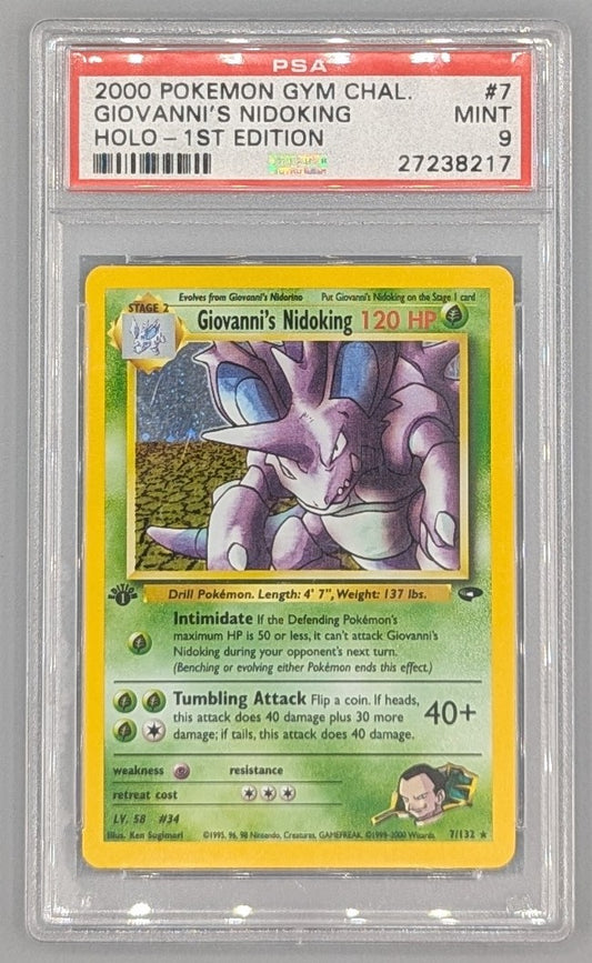 Giovanni's Nidoking 7/132 PSA 9